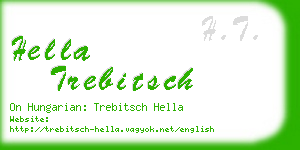 hella trebitsch business card